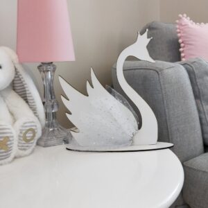 Queen Swan Bedstand Nursery Decor