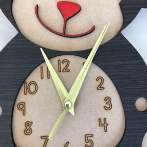 Laser cut wooden Monkey wall clock for Nursery | By Dezign Gifts