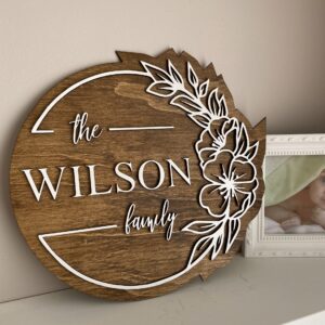 Customised Family Name Sign | By Dezign Gifts