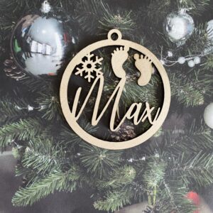 Personalised Christmas Bauble | By Dezign Gifts