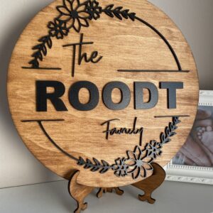 Custom Family Name Sign | By Dezign Gifts