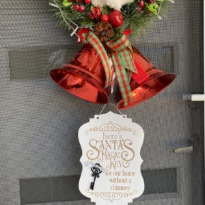 Santa's Magic Key door hanger | By Dezign Gifts